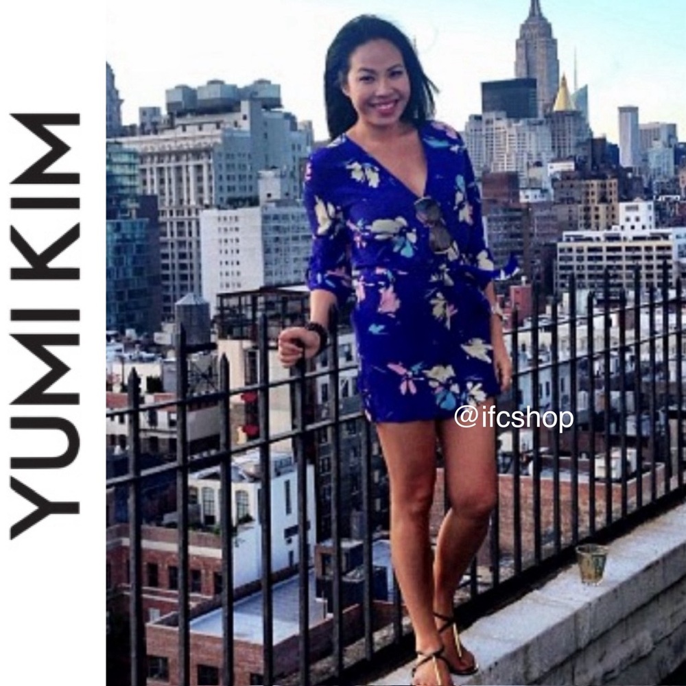 Yumi Kim Blue Petal Romper S